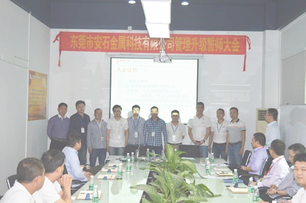 2017年5月东莞市安石金属科技有限公司管理升级项目